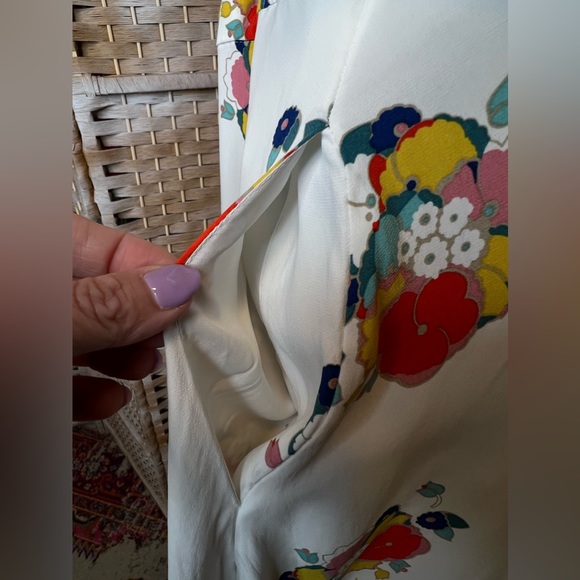 BODEN RUTH IVORY BOUQUET MIDI DRESS | Size 12 - Picture 8 of 12